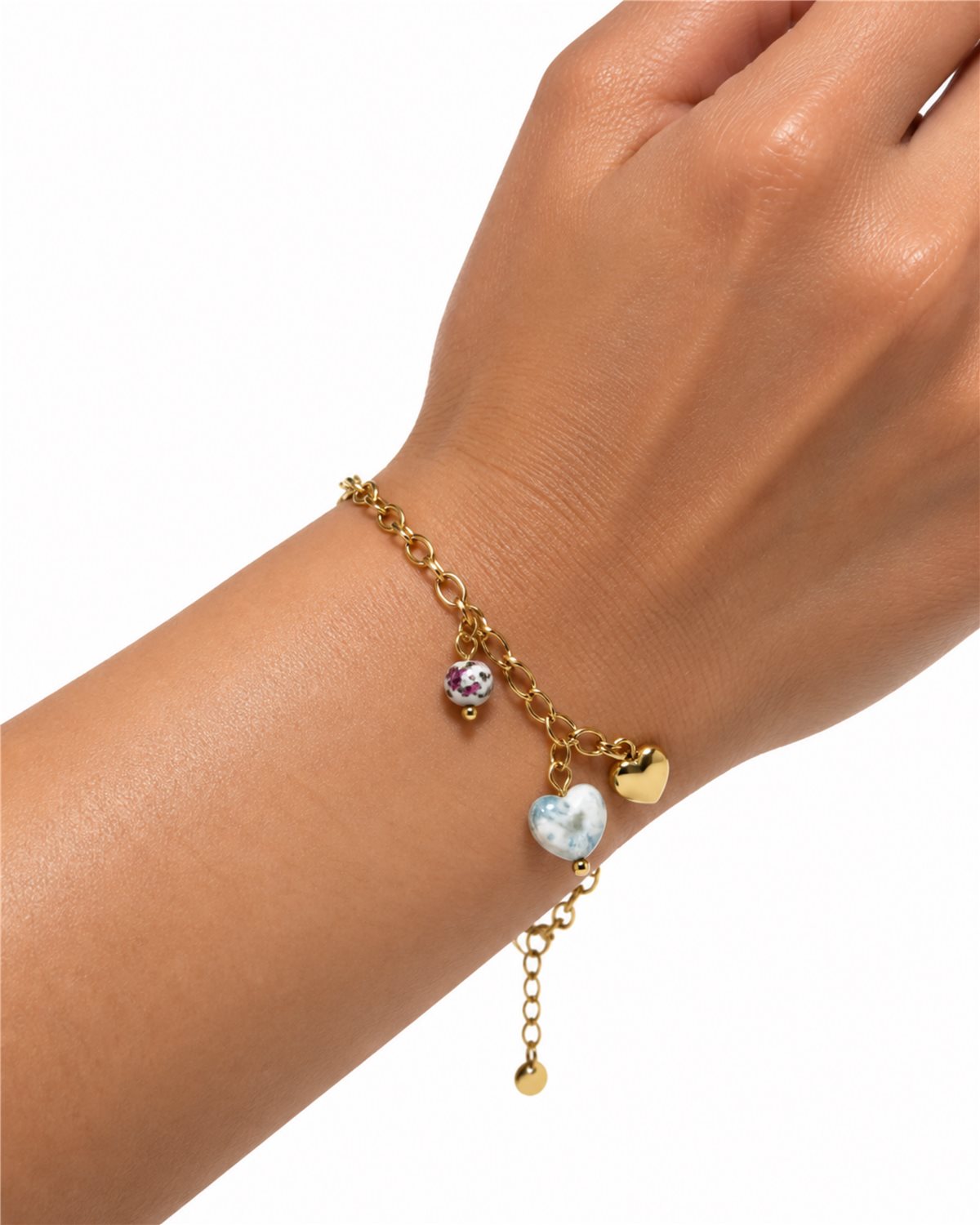Blue Heart Diary Bracelet - 블루 하트 다이어리
