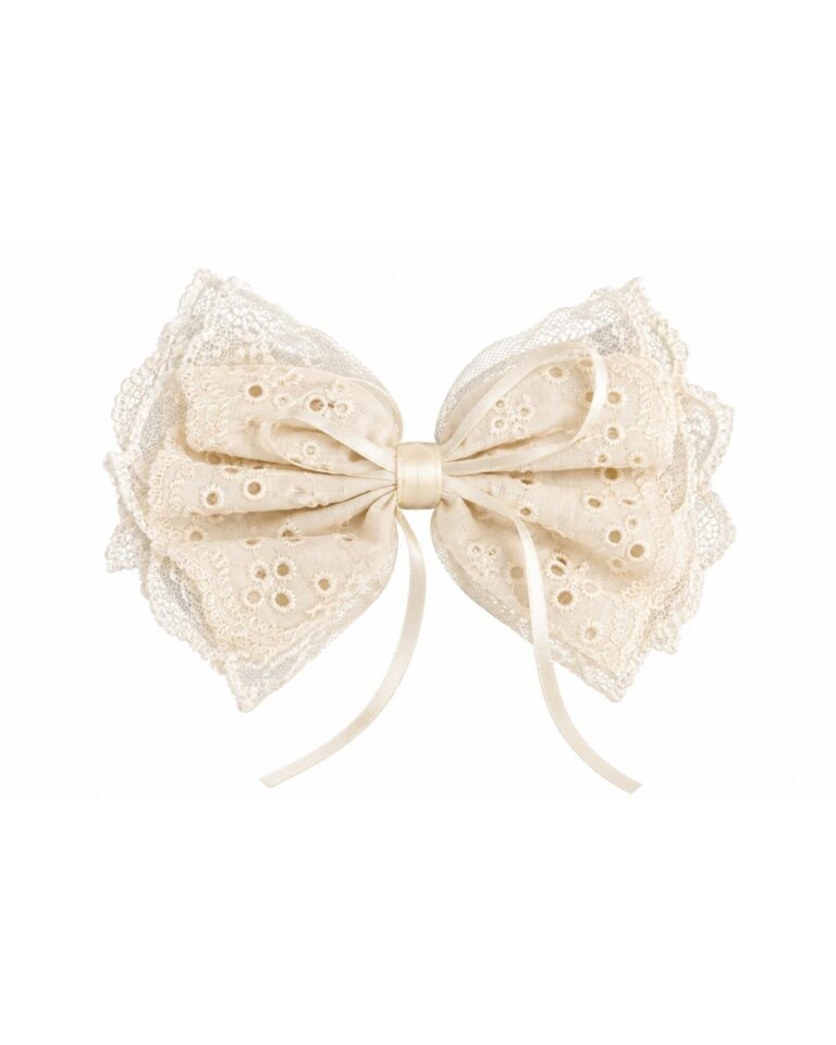 Ivory Lace Bow - 아이보리 레이스 보우