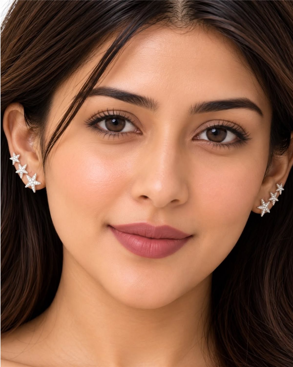 Mini Star Trail Earrings (Set of 3 Pairs) - 미니 스타 트레일 이어링 - Image 3