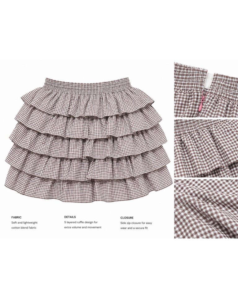 Mocha Ruffle Skirt - 모카 러플 스커트