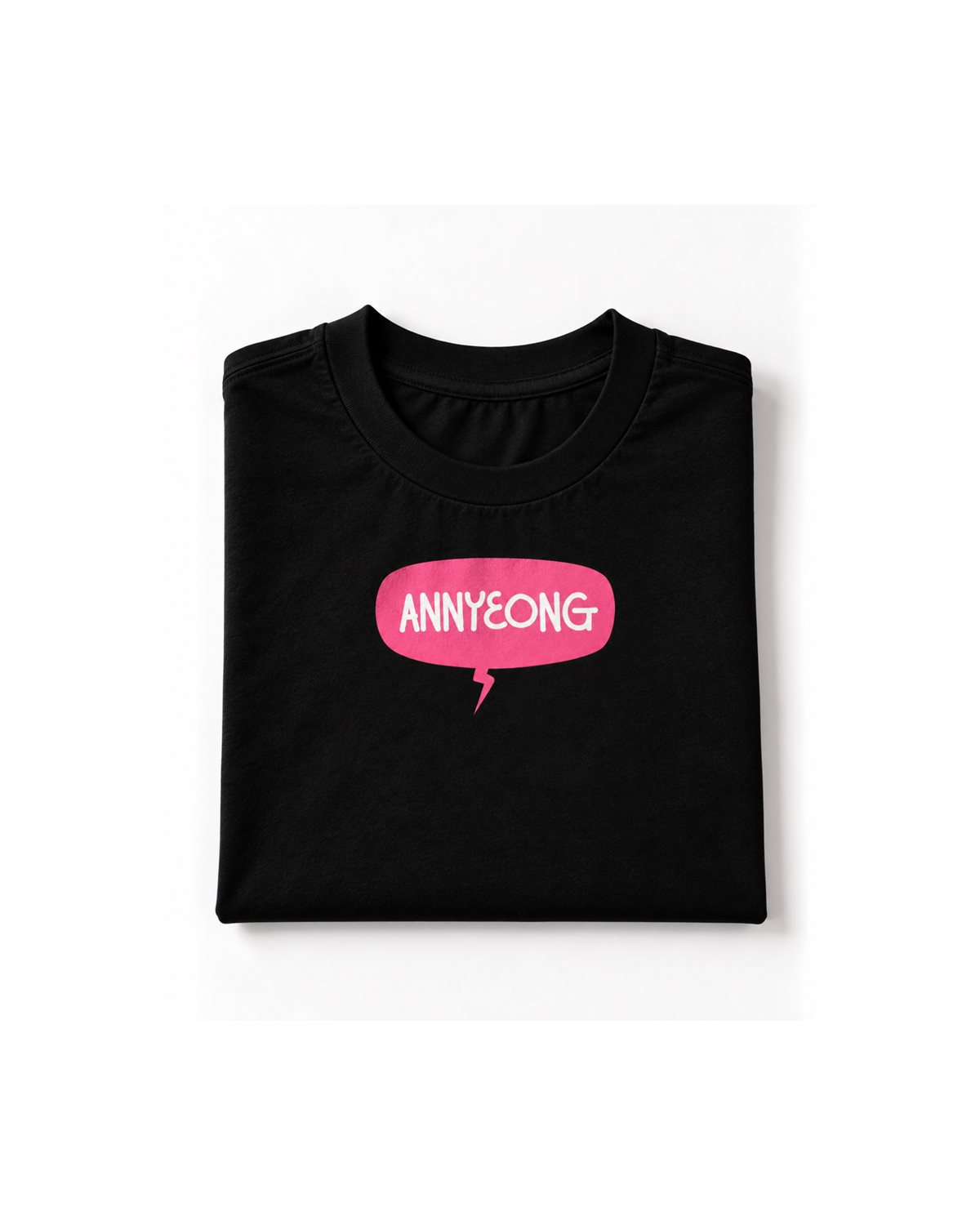 Pink Annyeong Tee - 핑크 안녕 티