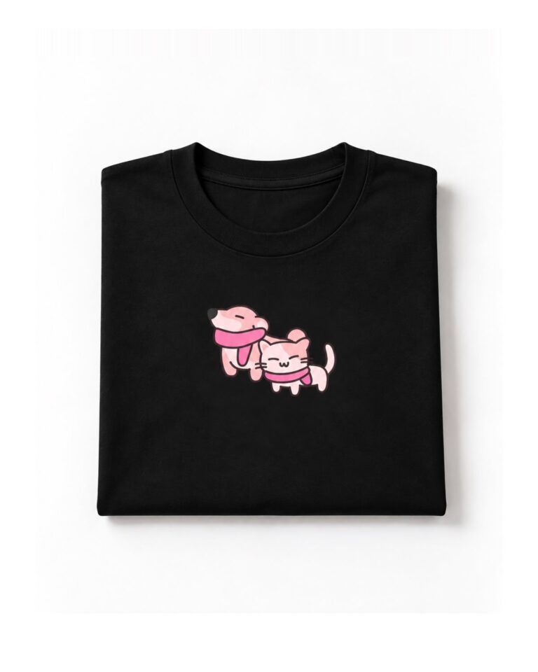 Pink Duo Tee - 핑크 듀오 티