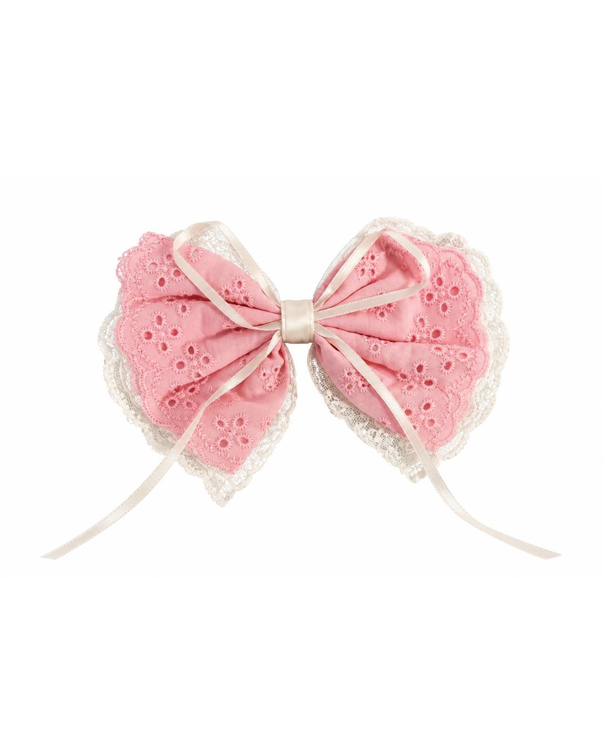 Pink Lace Bow - 핑크 레이스 보우