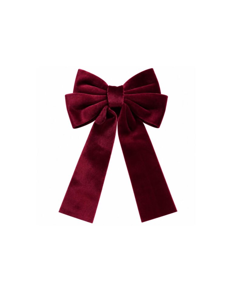 Wine Velvet Bow - 와인 벨벳 보우